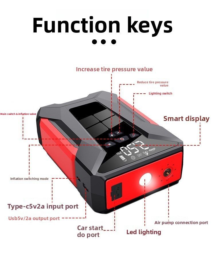 Emergency Car Jump Starter 12V_autovado.com