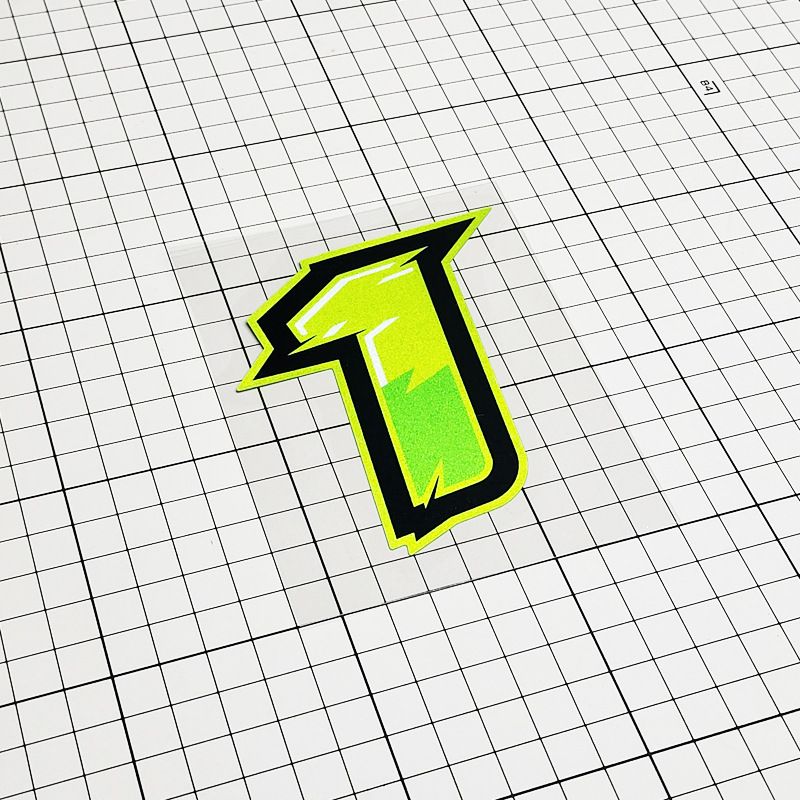 Kasi Personalized Creative Number For Race Tracks, Car Body, Helmets, Cars, Electric Motorcycles, Reflective Stickers_autovado.com