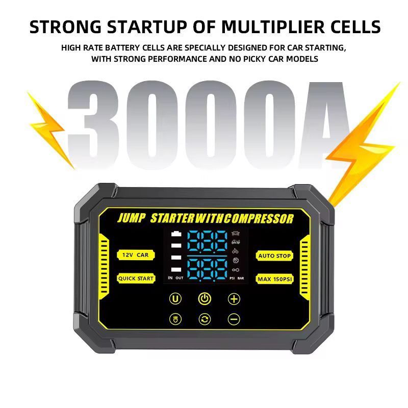 MAKITA 99800mAh With Battery Jump Starter Powerbank Car Jumper_autovado.com