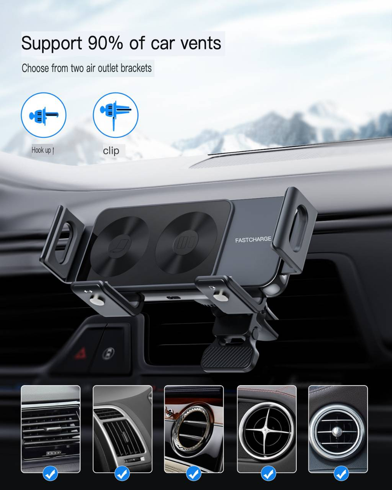 New CE certified ZfoldFlip car wireless charger suitable for Samsung folding screen mobile phone holder_autovado.com
