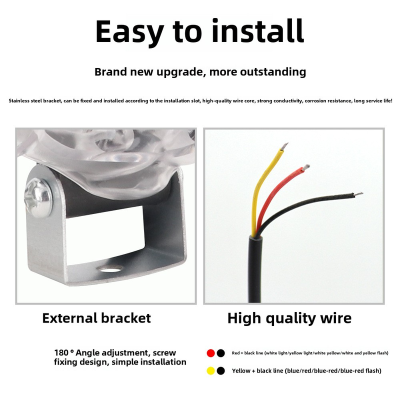 Motorcycle LED Rainbow Owl Tiger Style Spotlight Electric Vehicle Modified Front Headlight_autovado.com