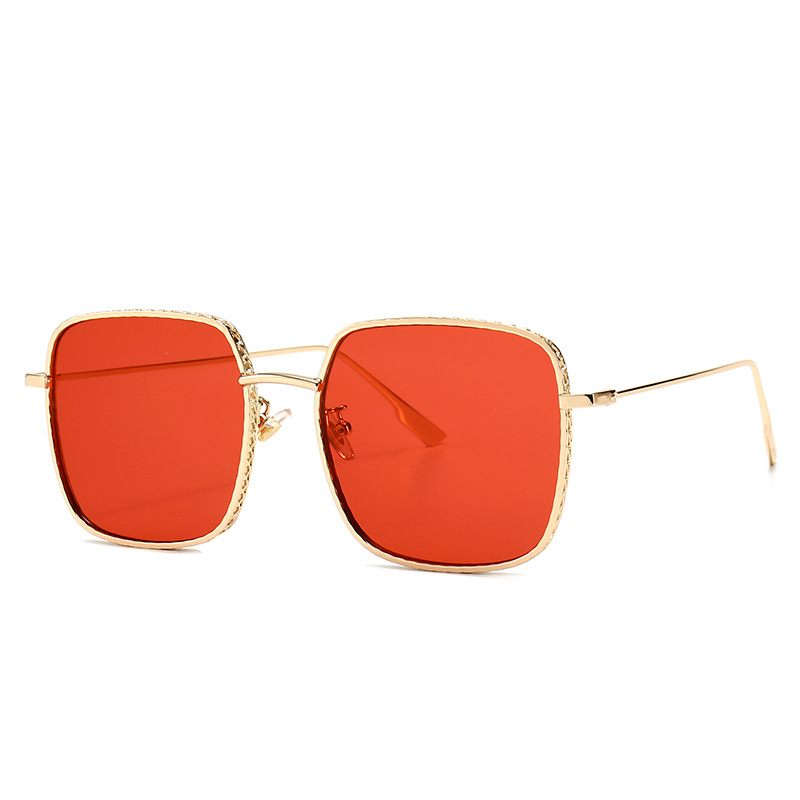 new modern retro square frame sunglasses INS style street style big-name sunglasses 8030_autovado.com
