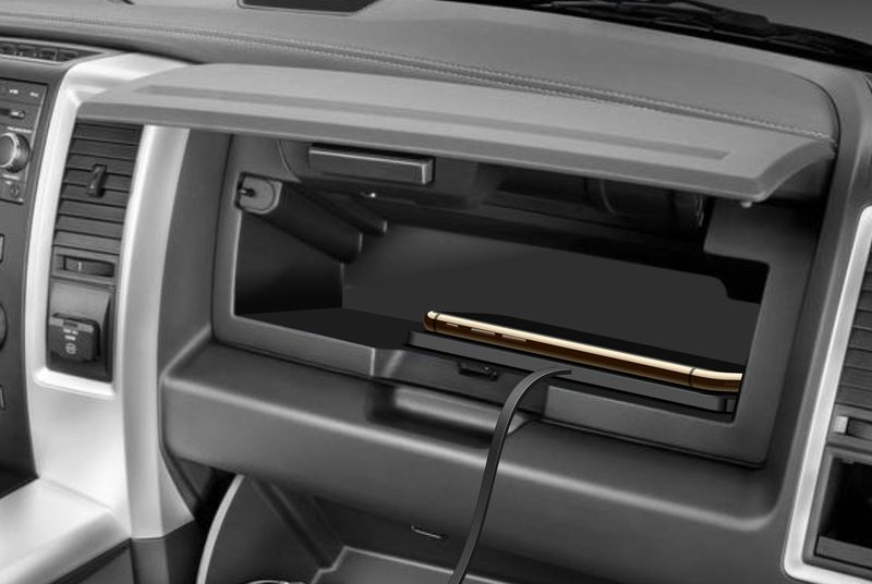 Car Anti-Slip Mat Wireless Charger Modified Storage Compartment Suitable For Mercedes-Benz BMW Audi Honda Volkswagen_autovado.com