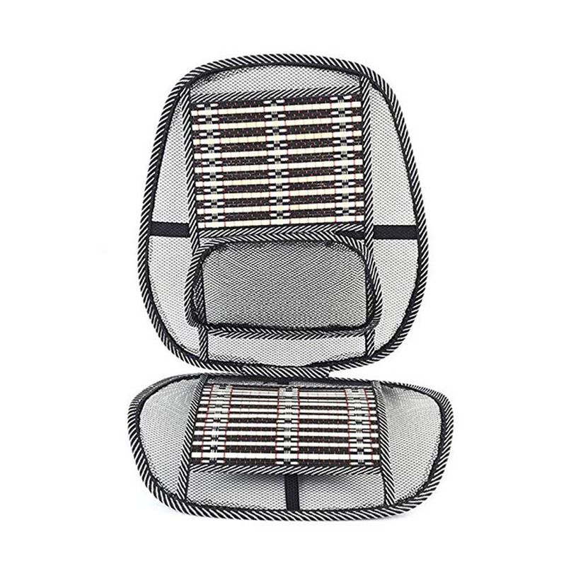 Ventilation Breathable Interior Accessories Chair Massage Lumbar Car Seat Cooling Support Waist Cushion Auto Back Pad_autovado.com