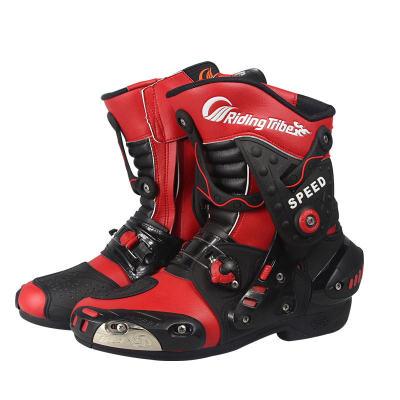 Cycling tribe motorcycle riding shoes racing boots men anti fall off road motorcycle boots motorcycle shoes_autovado.com