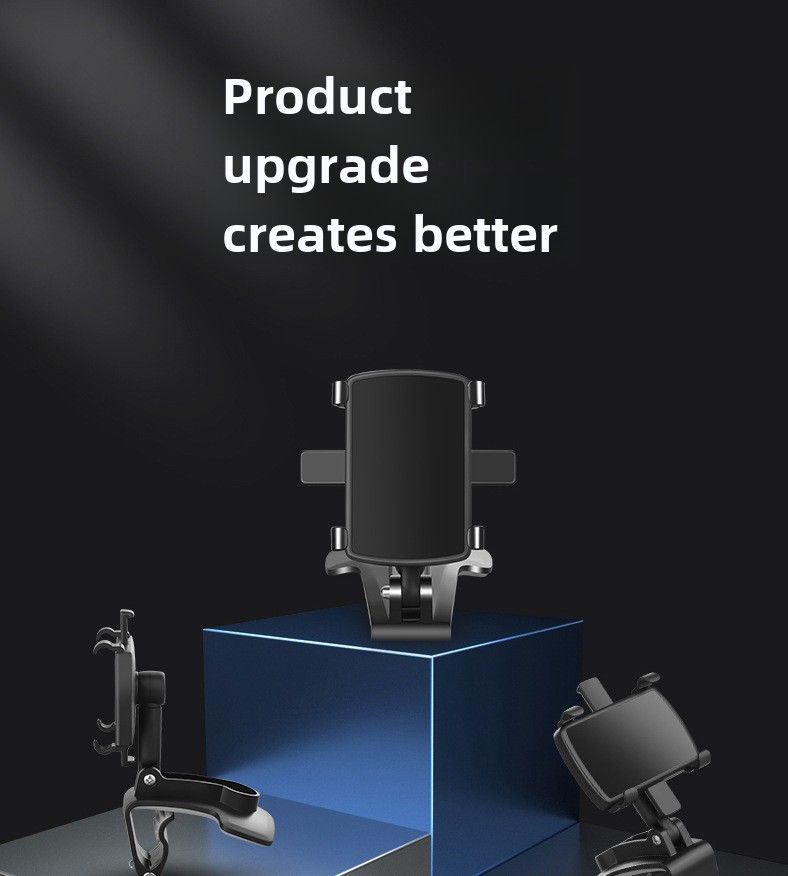 Cross-border car Mobile Phone Car multi-function rotating car dashboard rearview mirror AR navigation car mobile phone bracket_autovado.com