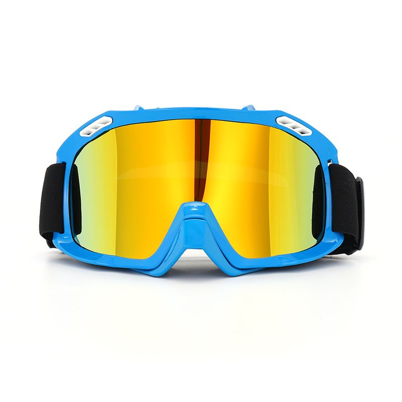 Motorcycle Goggles Off-Road Bike Windproof Sunglasses For Mountain Cycling Motocross Helmet Visor With Interchangeable Lenses_autovado.com