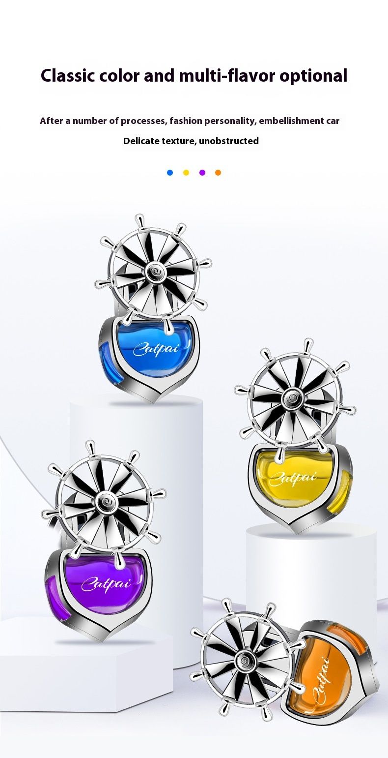 New Car Perfume Air Outlet Car New Helmsman Aromatherapy Creative Car Interior Jewelry Yifan Smooth Air Outlet Perfume_autovado.com