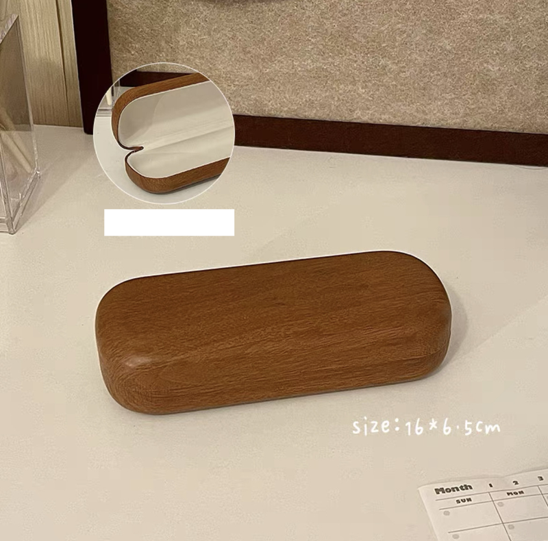 Unisex Vintage portable high-grade sunglasses glasses case ins windproof glasses storage box_autovado.com