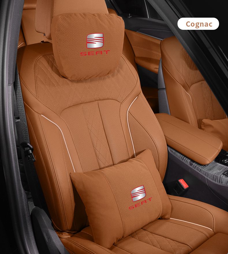 For FR Leon Ibiza Alhambra Arona Arosa Ateca Cordobe Exeo Tarraco Toledo Car Headrest Support Seat Soft Neck Pillow_autovado.com