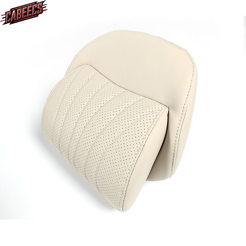 For Land Cruiser LC300 GX.R 2023 Herest Pillow Cushion Leather Full Surround Cover Car Seat He Neck Rest Anti-Dust_autovado.com