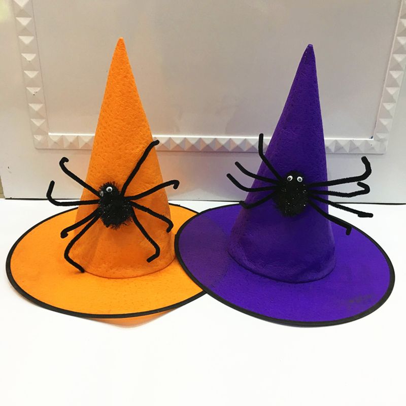 Unisex Halloween hat children adult masquerade dress up witch hat party supplies wizard hat witch hat_autovado.com