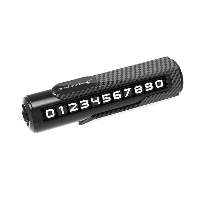 Phone Number Metal Hammer Car Multi-Function Safety Window Breaker Temporary License Plate Remover_autovado.com