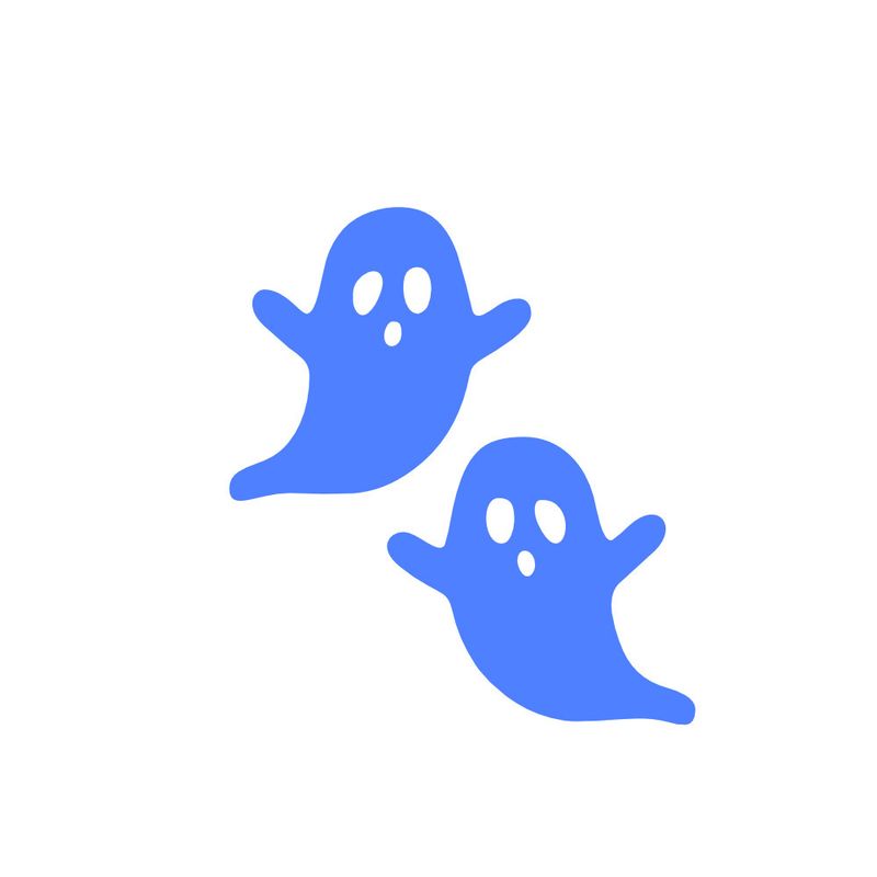 Ghostly Funny Halloween Decoration Car Rearview Mirror Window Wall Home Sticker_autovado.com