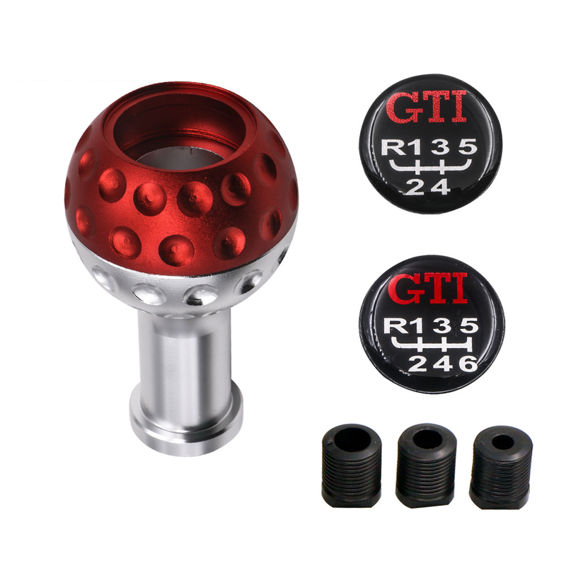 Car metal gear lever manual gear lever head auto parts GTI modified universal gear lever SK40_autovado.com