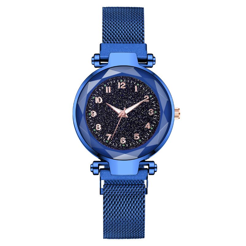 fashion magnet digital Starry Sky women's watch women's red lazy watch_autovado.com