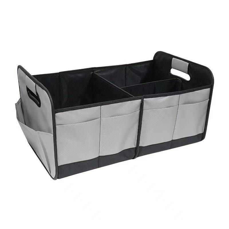 Car Storage Organizer – Foldable Oxford Trunk Box (Waterproof & Multi-Compartment)_autovado.com