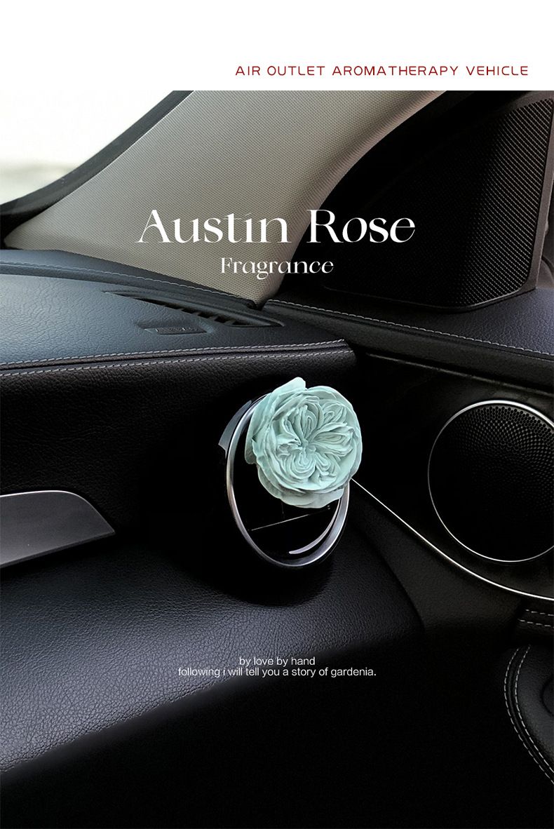 Austin Rose High end Car Aromatherapy Car Air Outlet Decoration Goddess Car Interior Decoration Ornaments Diffuser Stone_autovado.com