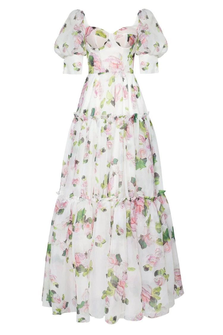 Women's Clothing fashionable organza fairy like long temperament evening dress _autovado.com