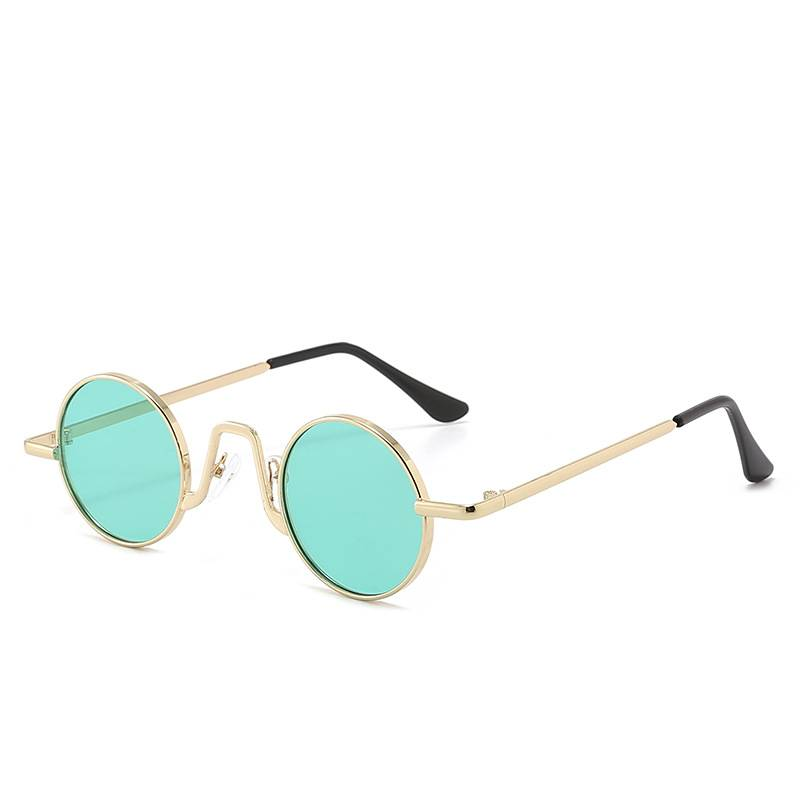 Unisex Prince Mirror Steampunk Retro Small Round Sunglasses Small Frame Sunglasses Glasses_autovado.com