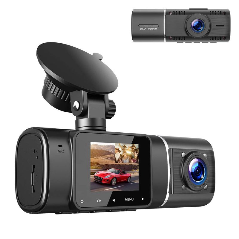 Cross-border driving recorder 1080P car camera dual recording parking monitoring infrared night vision ultra-wide angle 170_autovado.com