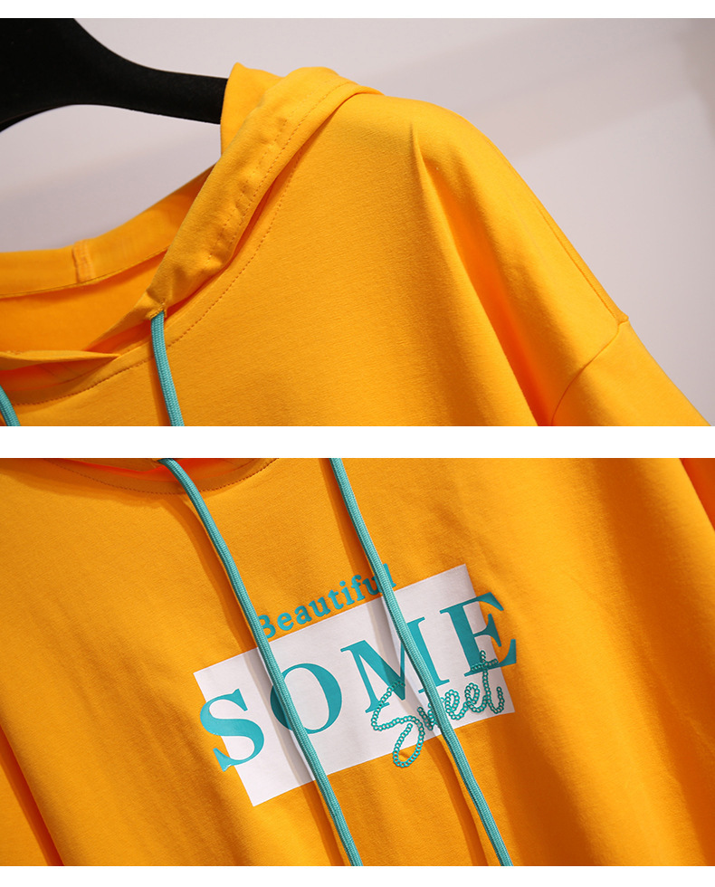 Women's Clothing 2023 Summer New Sun Protection Hooded Short Sleeve T shirt Female Student Clothes Female Loose Tops Women's Clothing Wholesale_autovado.com