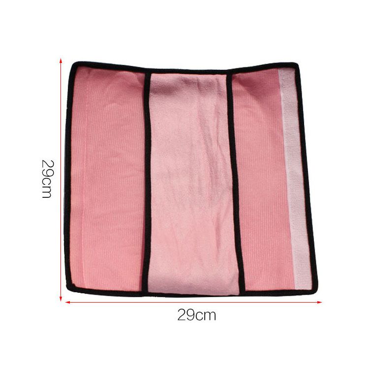 Car seat belt cover with cartoon cute insurance shoulder cover lengthened and thickened plush anti-strangle sleeping pillow_autovado.com