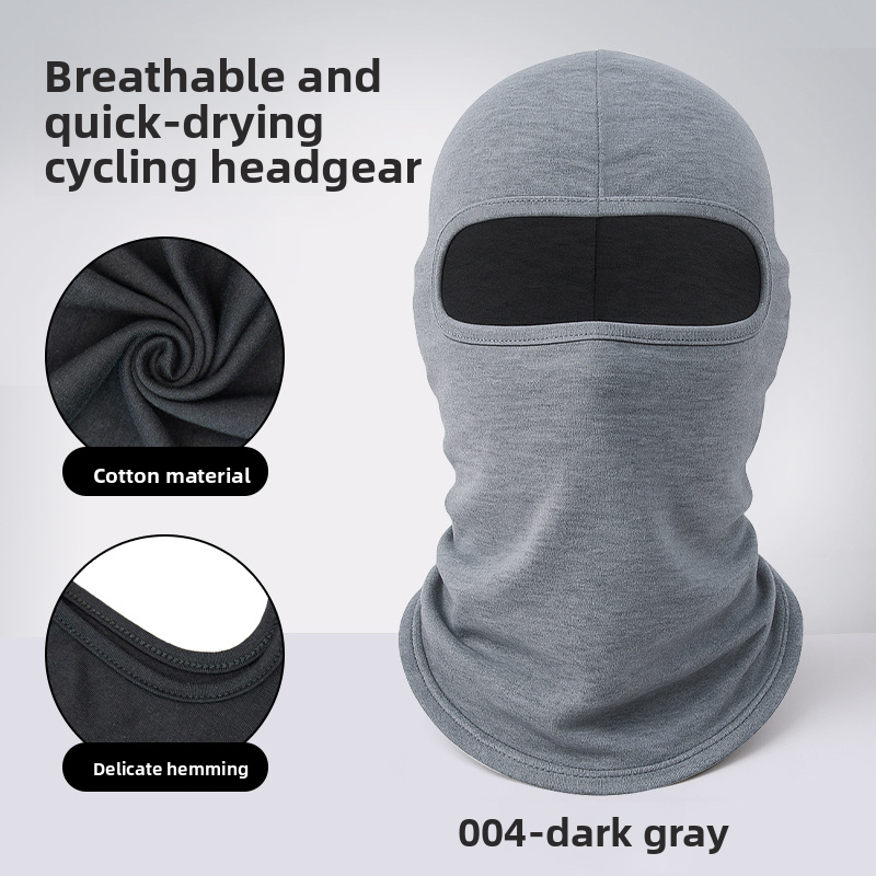 New Cycling Sun Protection Mask Neck Guard Full Cotton Dustproof Breathable Head Cover Sunshade Motorcycle Helmet Liner_autovado.com