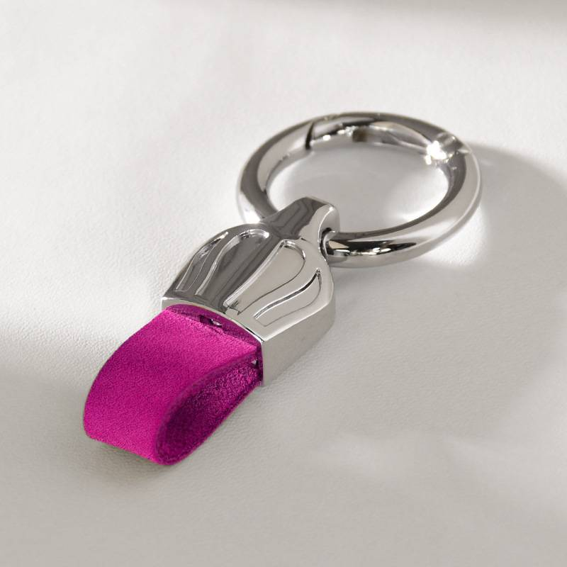 Crown Frosted Cowhide Car Keychain Light Luxury Men And Women Ring Keychain Laser Engraved Genuine Leather Pendant_autovado.com