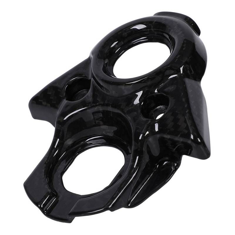 Carbon Fiber Center Console Cover For Electric Off-Road Motorcycle – Lightweight & Stylish Upgrade (Black)_autovado.com