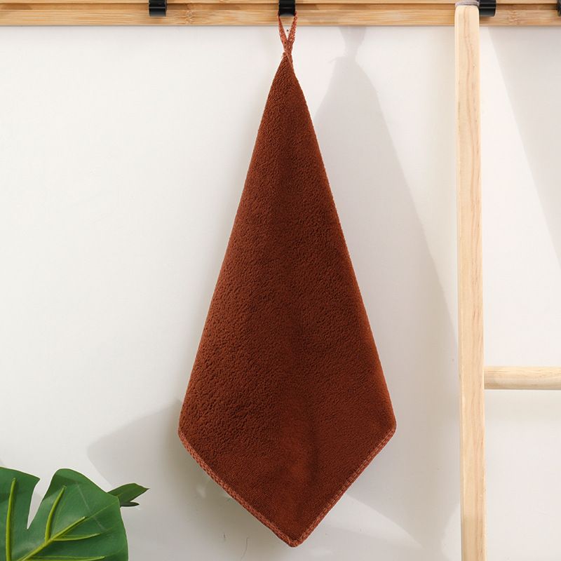 Microfiber Small Square Absorbent Household Hand Dry Hair Towel, Car Accessories_autovado.com