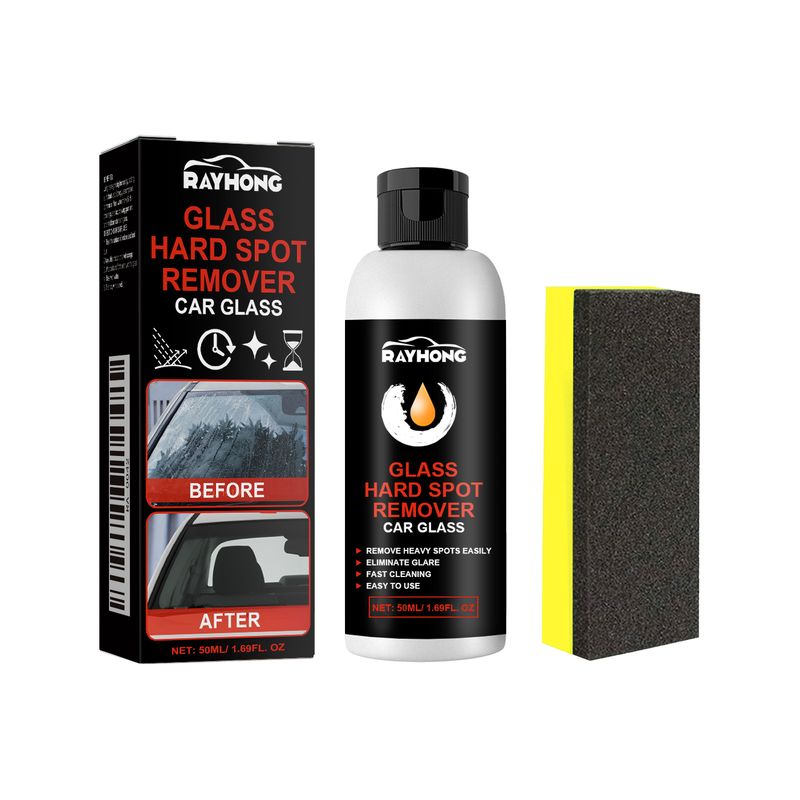Rayhong Glass Hard Spot Remover Car Glass, Glass Cleaning Decontamination Scratch Repair Polishing Cream_autovado.com