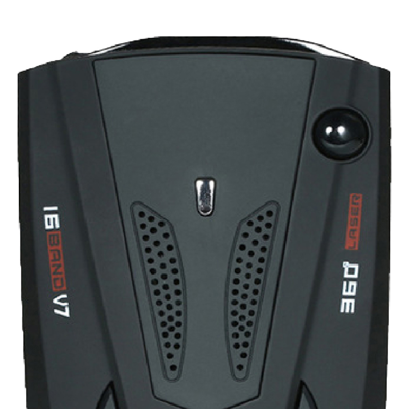 V7 12V 360 Degrees Speed Radar Detector Long Range Voice Alert Laser Radar Detector for Vehicles_autovado.com