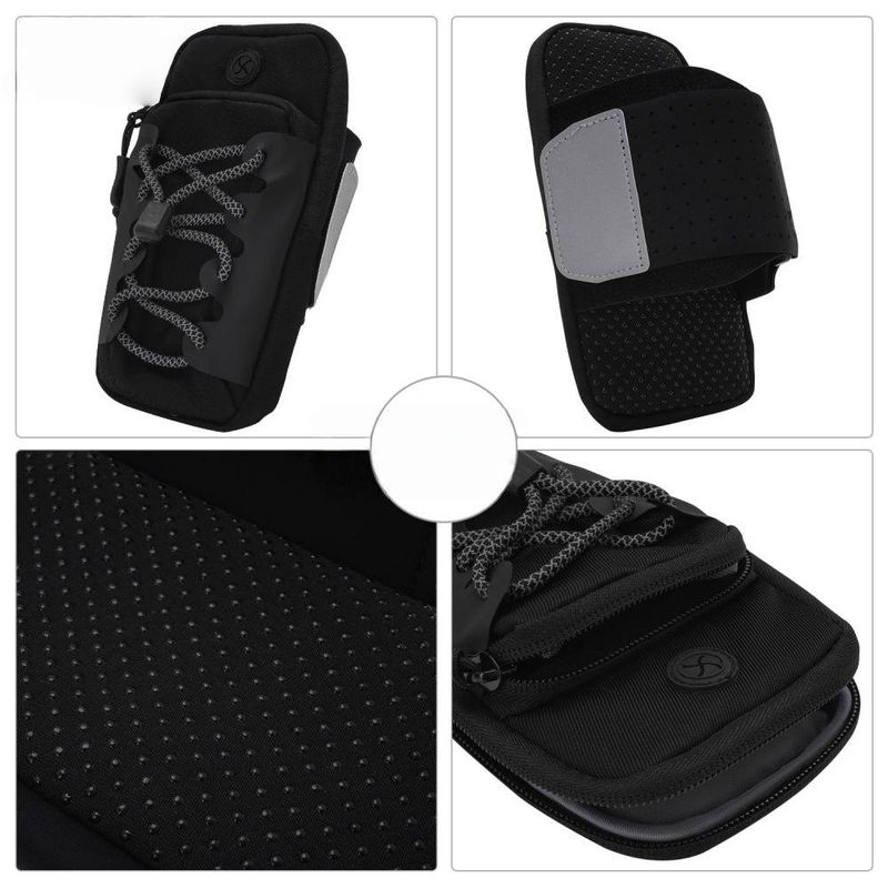 Motorcycle Battery Cover Bag - Durable & Water-Resistant Storage Pouch For Off-Road Bikes (200x90x20mm, Black/Grey)_autovado.com