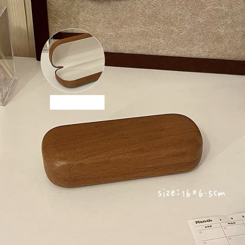 Unisex Vintage portable high-grade sunglasses glasses case ins windproof glasses storage box_autovado.com