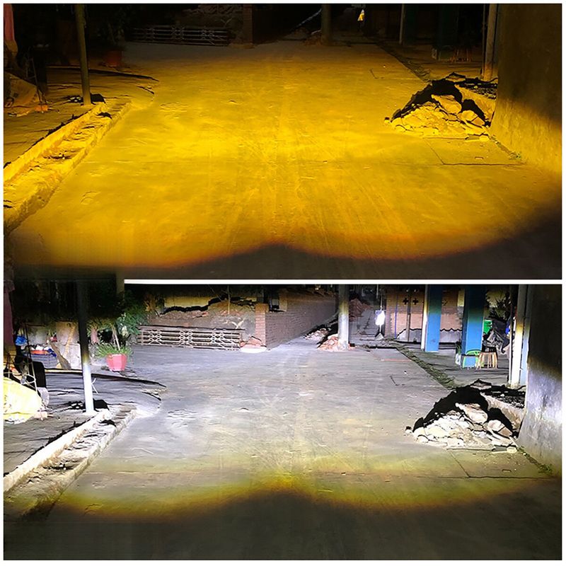 Motorcycle LED Electric Vehicle Lights, Battery External Spotlights, Dual Light Modified Lights_autovado.com