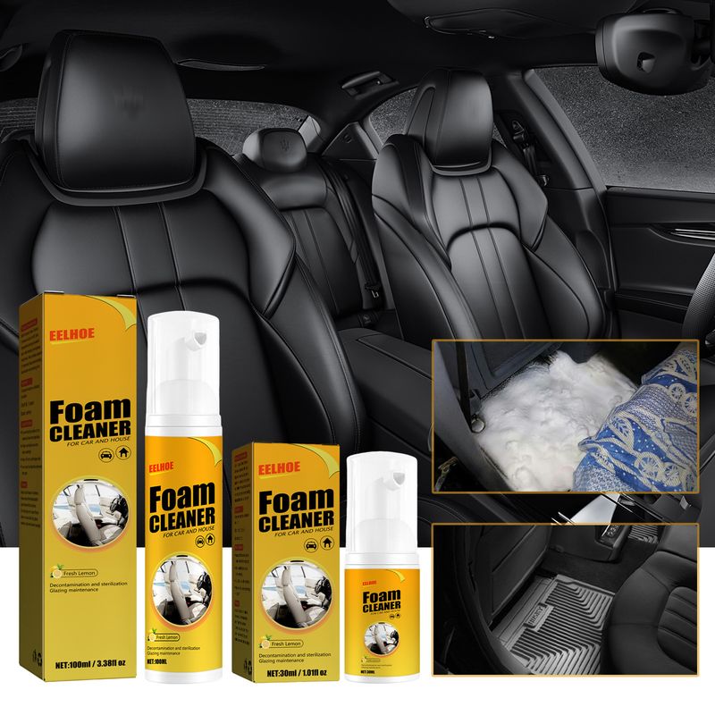 Multifunctional Foam Cleaner Car Interior Decontamination Seat Steering Wheel Cleaner_autovado.com