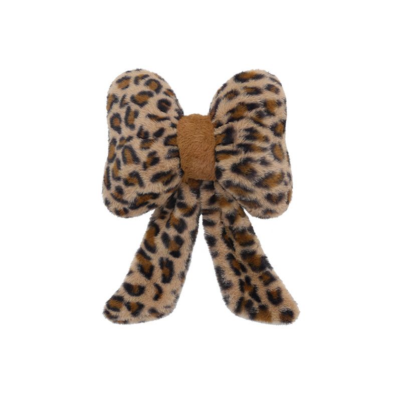Fashion Print Car Soft Plush Leopard Steering Wheel Cover Winter Women Auto Interior Accessories Seat Pad_autovado.com