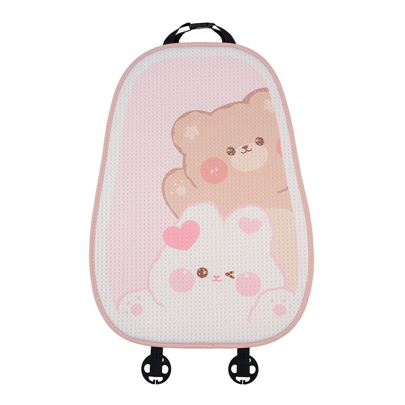 Cute Cartoon Women's Seat Cover Universal Anto Interior Accessories Fashion Anti Slip Breathable Girl Car Cushion Covers_autovado.com