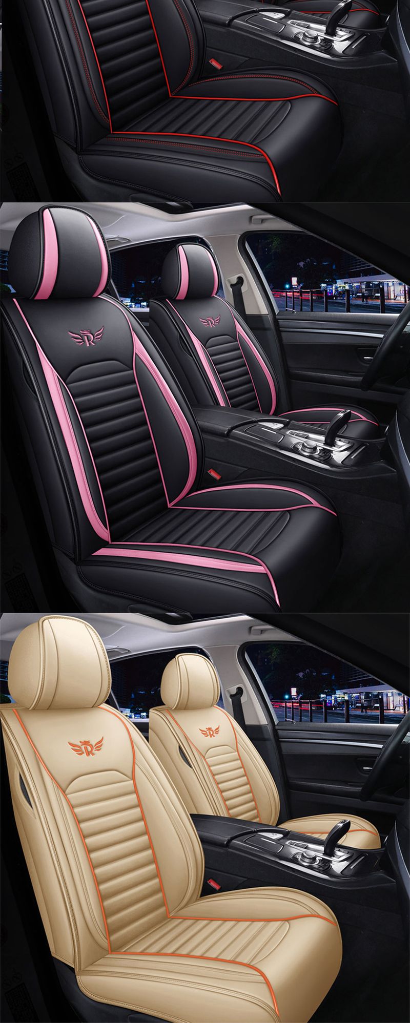 Leather Car Seat Cover For Polo Sedan Touareg Touran Passat B5 B6 B7 Jetta VW Tiguan Golf 4 5 6 7 Accessories_autovado.com
