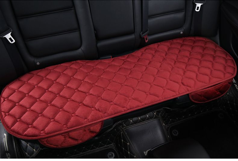 plush car seat cushion three-piece single-piece winter warm single square cushion wholesale car interior beauty supplies_autovado.com