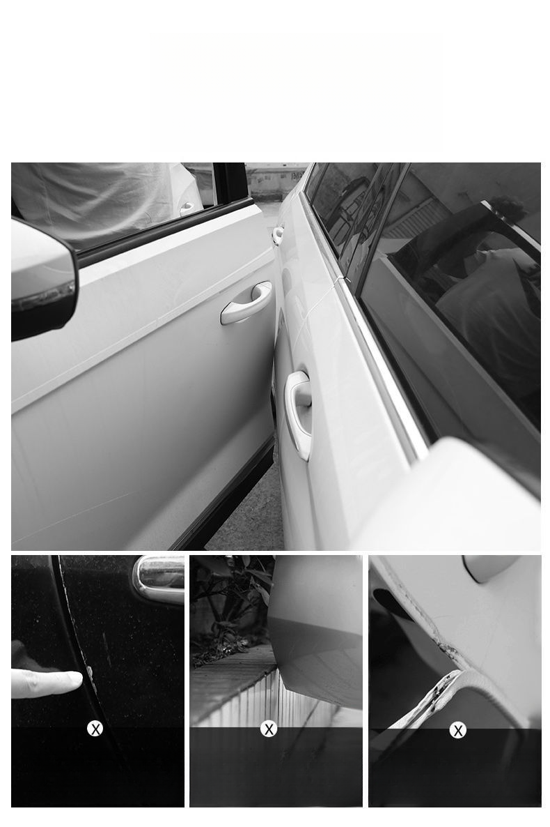 Car Threshold Anti Stepping Sticker, Car Mounted Invisible Transparent Bumper, Anti-collision Strip, Body Protection,_autovado.com