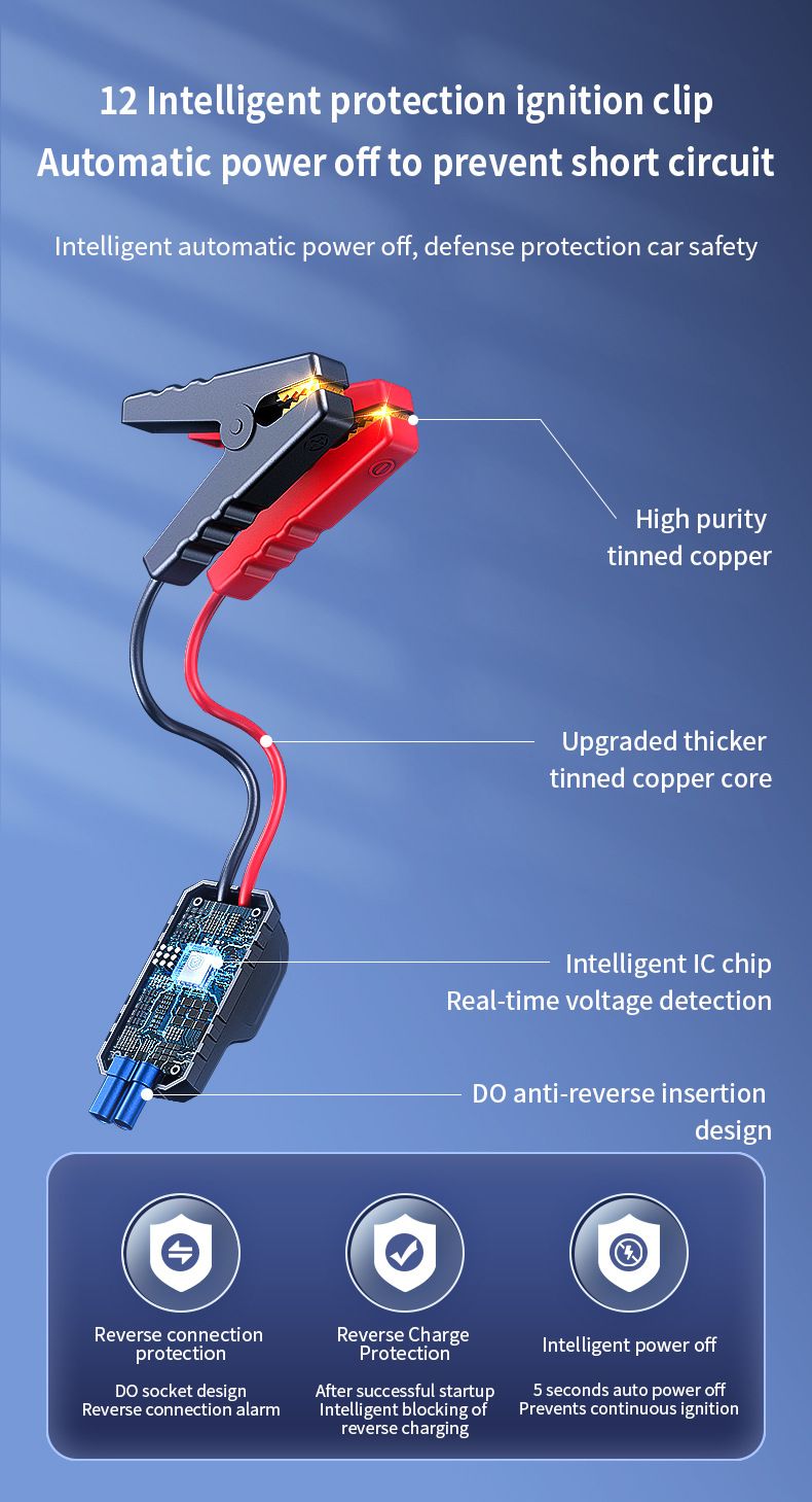 Jump Starter Air Pump Combo Car Battery Emergency Power Bank Ignition Tool_autovado.com