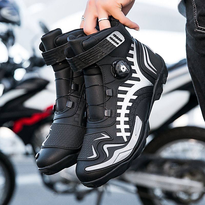 Motorcycle Cycling Boots For All Seasons, Off-road Men's Women's Summer, Wear-resistant, Breathable, Shock-absorbing,_autovado.com