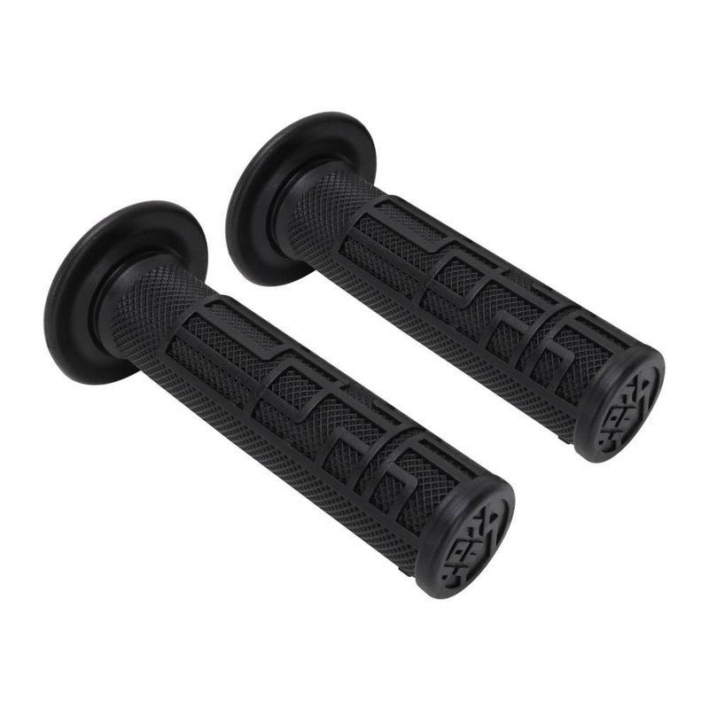 Rubber Grip Handlebar Cover For X/S Off-Road E-Bikes - Non-Slip, Shock-Absorbing, Comfortable Ride (Black/Gray, 12x5.3x5.3cm)_autovado.com
