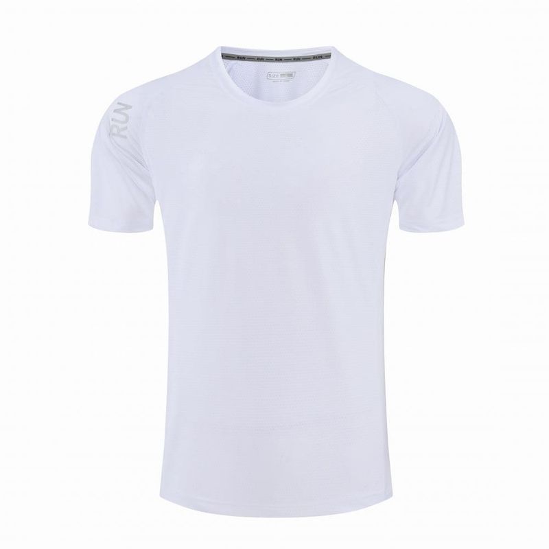 Men's Clothing Quick-Drying Short-Sleeved Ice Silk Breathable Sports Running Fitness Clothes Ice Sense T-Shirt Training Track And Field Suit_autovado.com