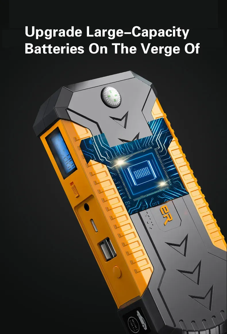 Factory Supply Car Jump Starter 12V Auto Battery Power Bank 88000mAh Mobile Phone Rescue Energy Storage Vehicle Tools_autovado.com