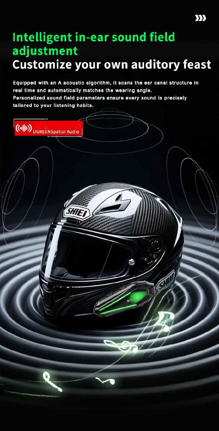 S7 External Helmet Bluetooth High Sound Quality Waterproof Anti-Freeze Noise Reduction Team Riding Intercom Headset_autovado.com