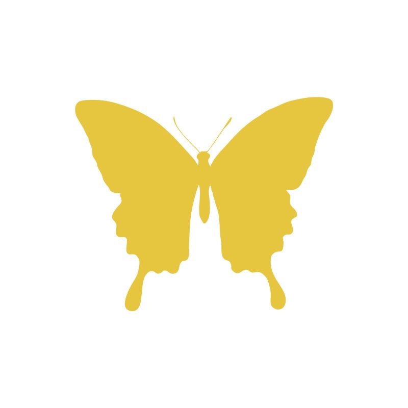 butterfly butterfly car stickers personalized car stickers rearview mirror decorative stickers_autovado.com