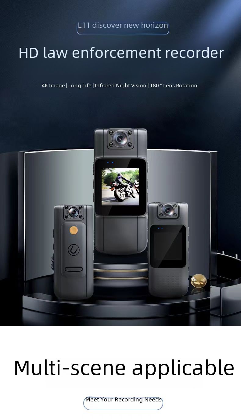 High-definition night vision law enforcement recorder 2K WiFi sports camera chest wear portable professional on-duty scene instrument_autovado.com